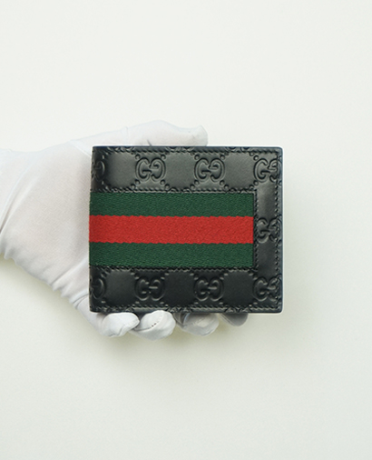 Gucci Signature Web Wallet, front view